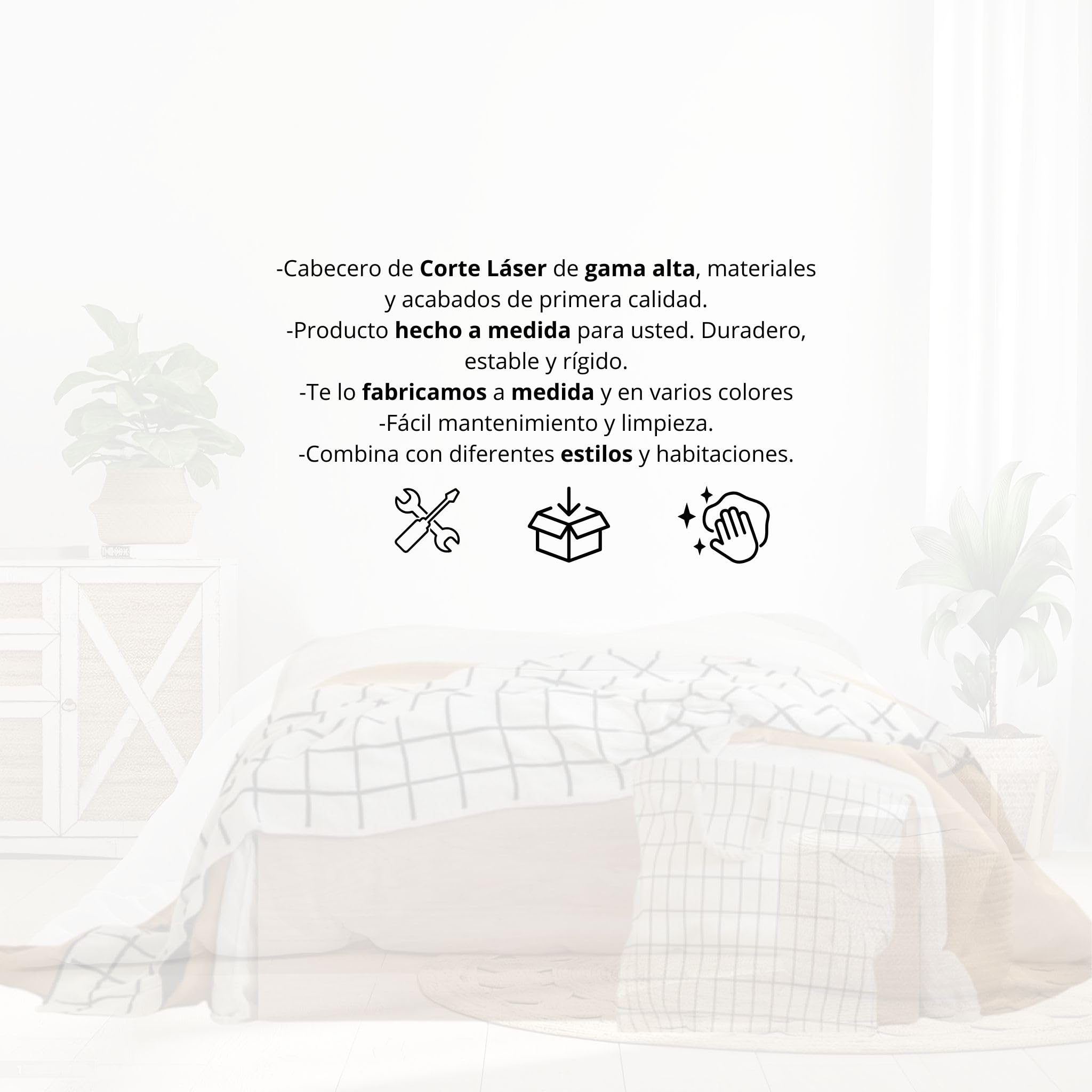 El Herrero Cabecero de Forja Corte Láser Vetra | Cabezal para Cama de Matrimonio e Individual | Producto Artesanal de España