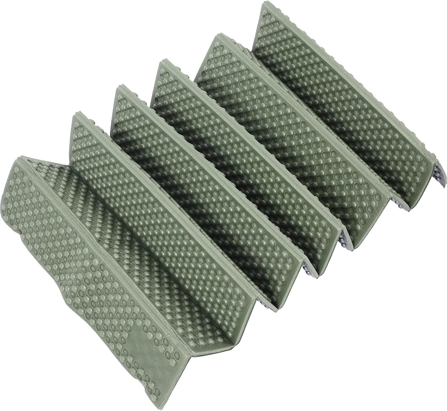 Thick Foldable Picnic Pad Camping Mat Outdoor Sleeping Cushion for Hiking Beach Sports Mat with Aluminum Foil Green