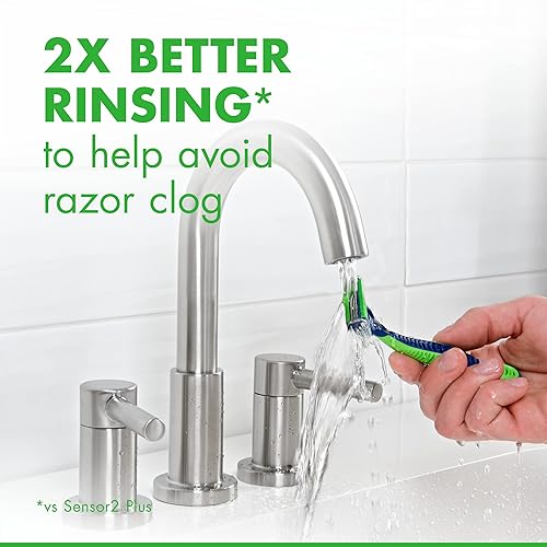 Miniatura 8 de Gillette Sensor3 - Maquinillas de afeitar desechables sensibles para hombres tira de lubrastrip mejorada se desliza fácilmente sobre tu piel 8