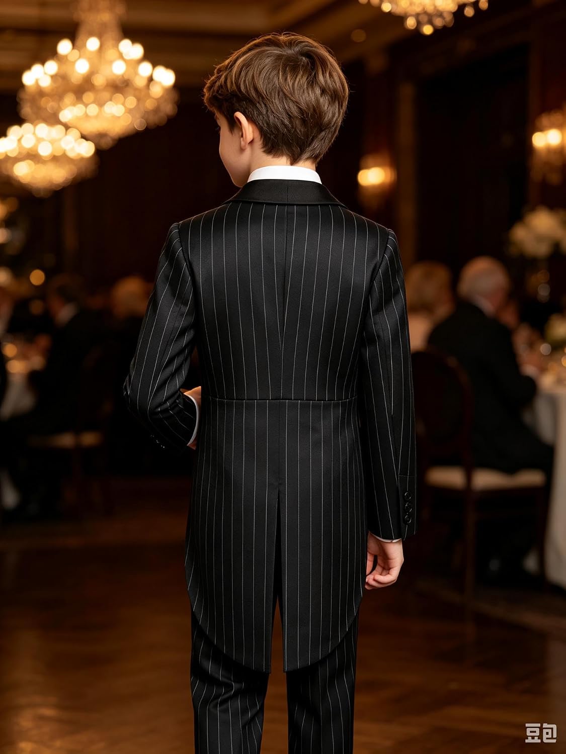 Boy Suit Striped Blazer Suit Blazer Outerwear