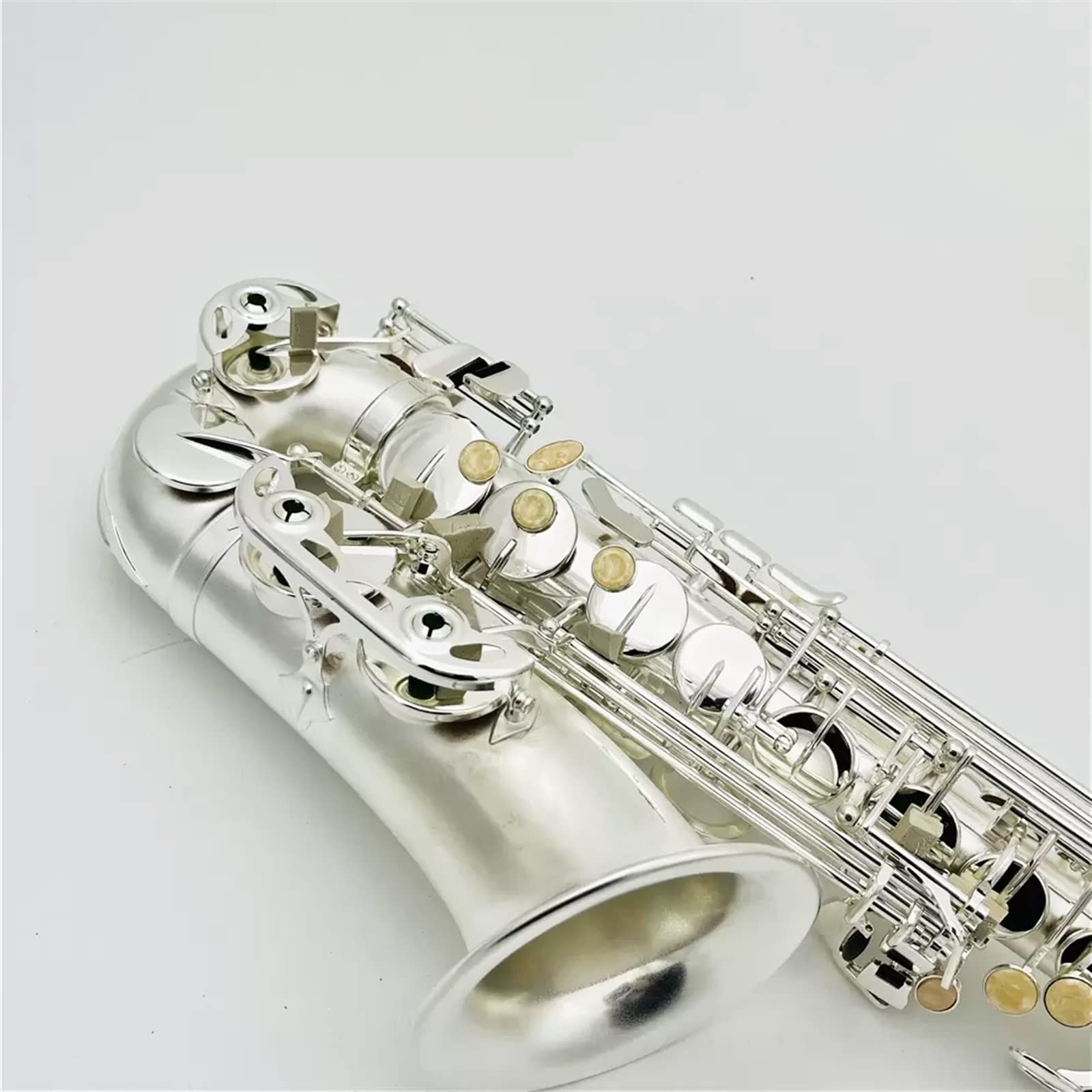 Sassofono Sassofono Contralto Professionale in Mi Bemolle Strumento Musicale Sax Contralto Argento