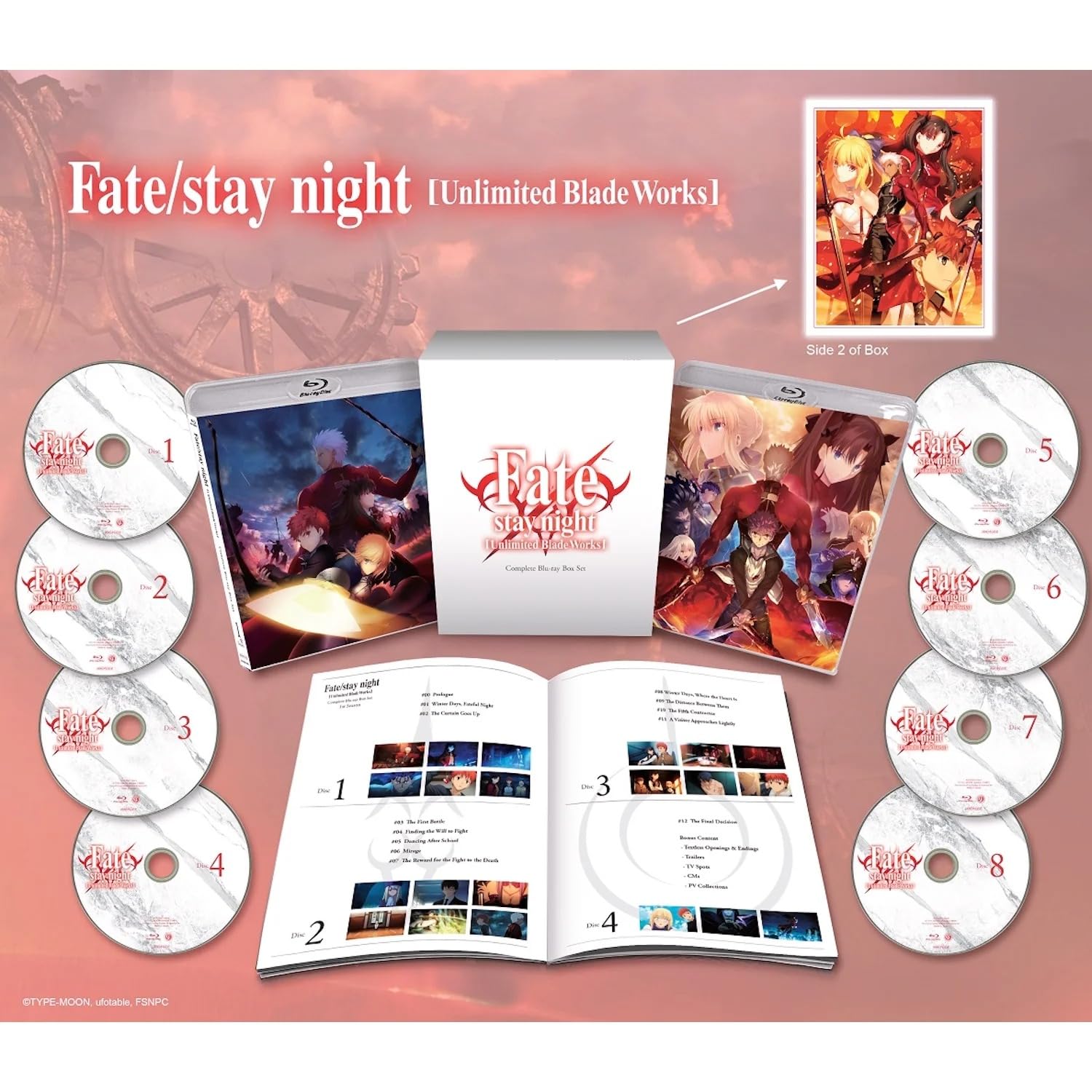 Amazon.com: Fate/stay night [Unlimited Blade Works] Complete Box 