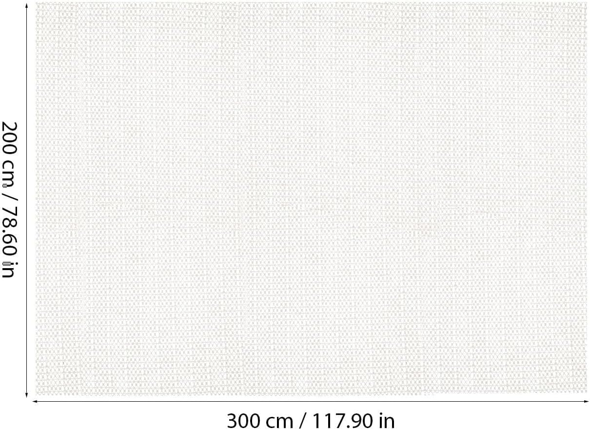 Gatuida Antirutschmatte für Teppich 200x300cm – Schneidbare Extra Dicke PVC Teppichunterlage gegen Verrutschen & Kräuseln - rutschfest für Hartholzböden Zuhause, Büro