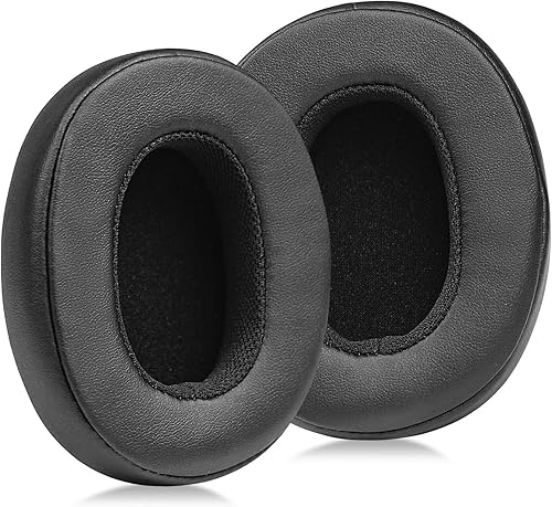 MOLGRIA Almohadillas para los oídos, almohadillas de cuero de proteína de repuesto para Skullcandy Crusher Wireless Crusher Evo ANC HESH 3.0