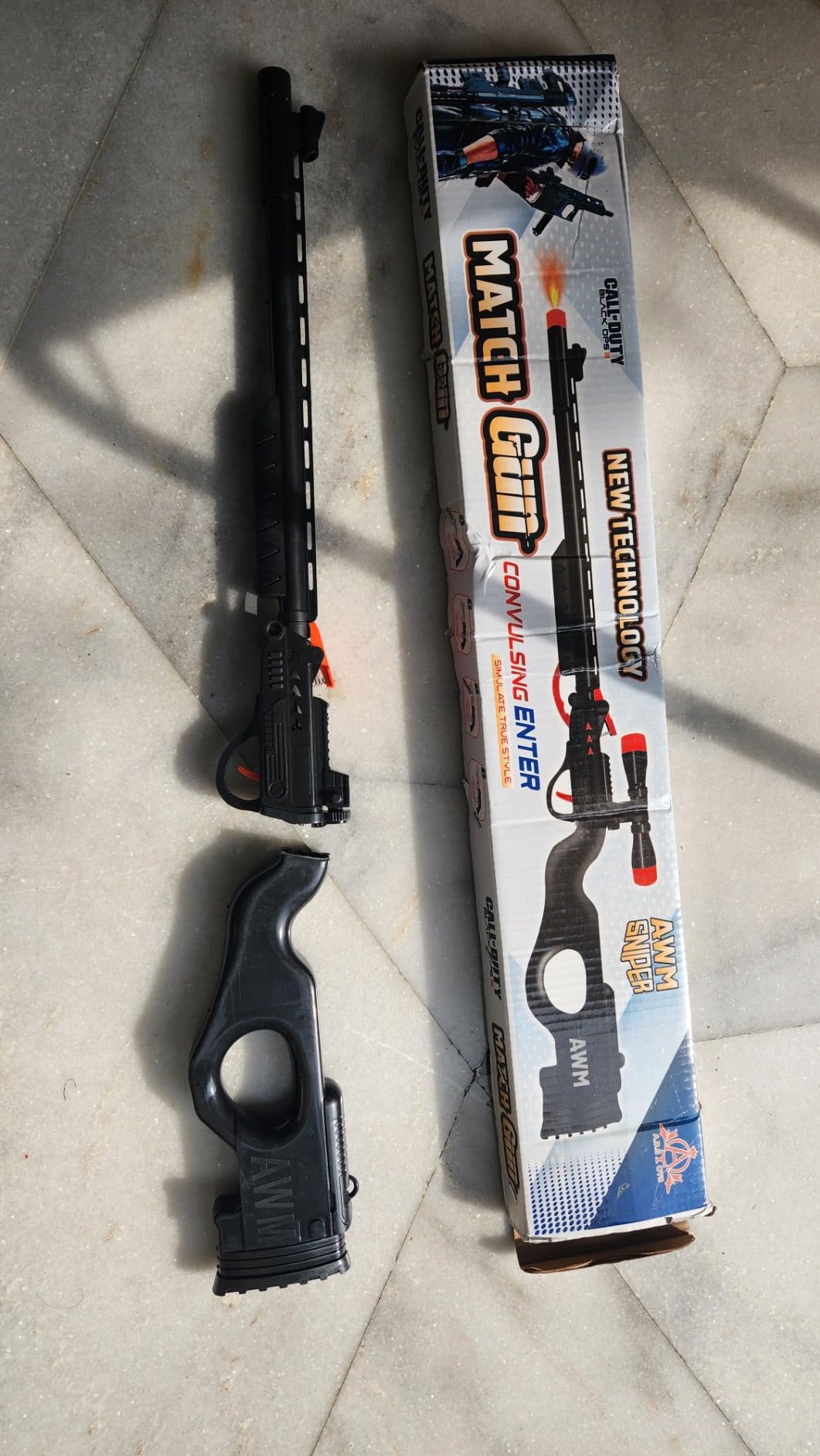 Buy PoPo Toys Mouser 965 Match Stick Diwali Gun for Kids, No Bullets ...