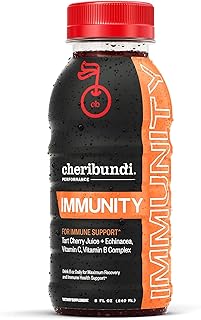 Sponsored Ad - Cheribundi IMMUNITY Tart Cherry Juice - Tart Cherry Juice with Vitamin C and Echinacea - Pro Athlete Workou...