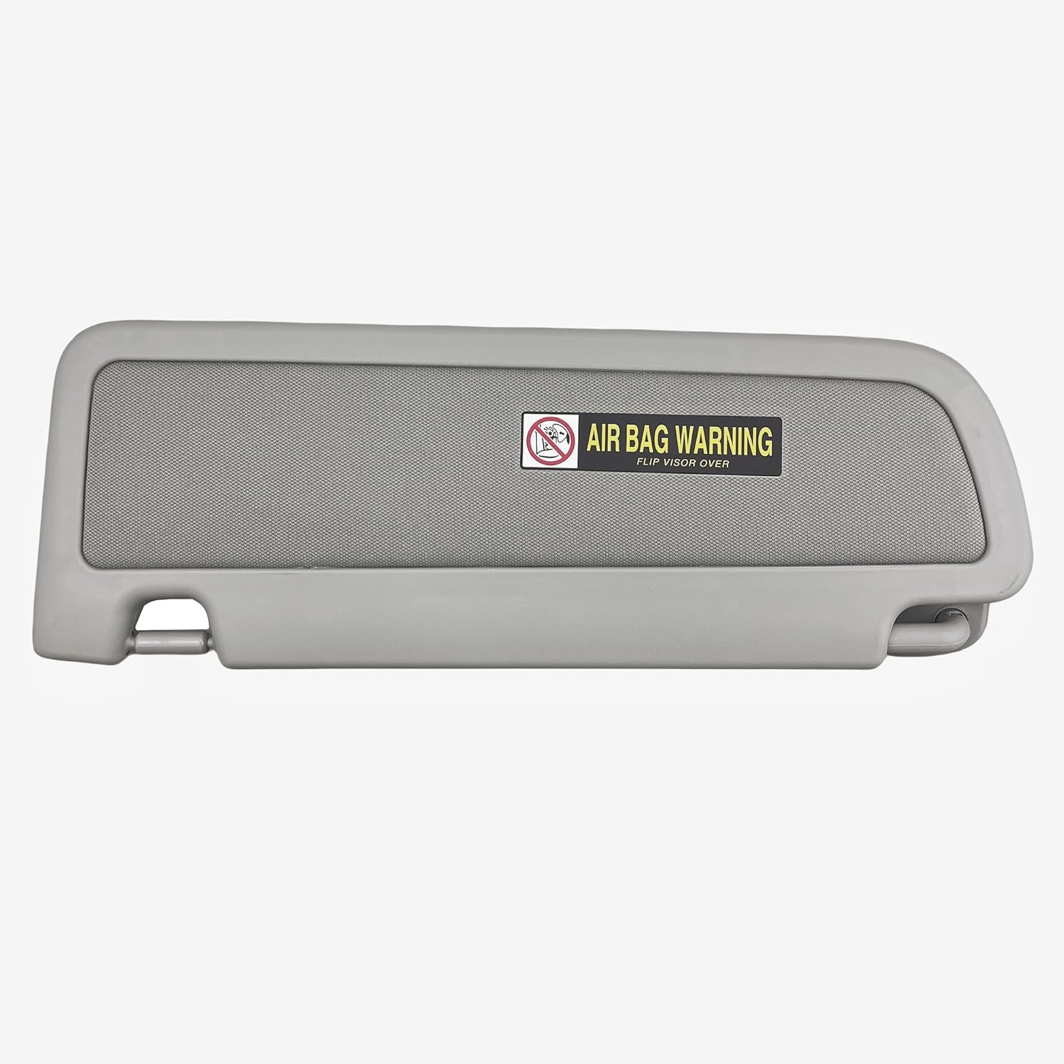 Pair of Left and Right Sun Visors with Clips and Screws for Honda Civic 2006 2007 2008 2009 2010 2011 (Warm Gray)