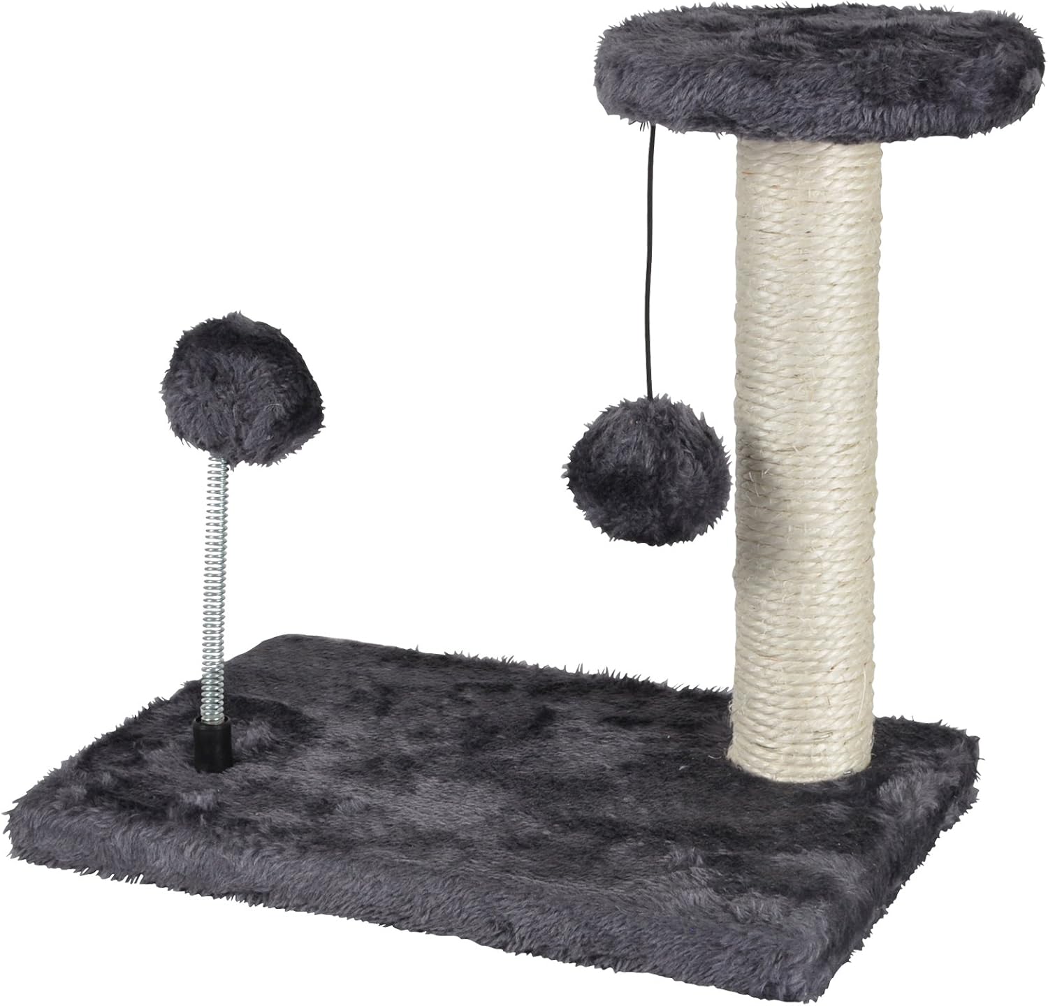 Meowoou Kratzsäule 84cm - Katzenkratzbaum Mit Sisalseil Und Spielbällen Für Alle Katzen