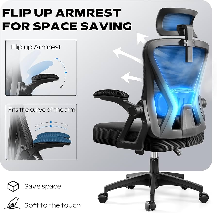 Amazon.com: Ergonomic Office Chair, Home Office Desk Chair with