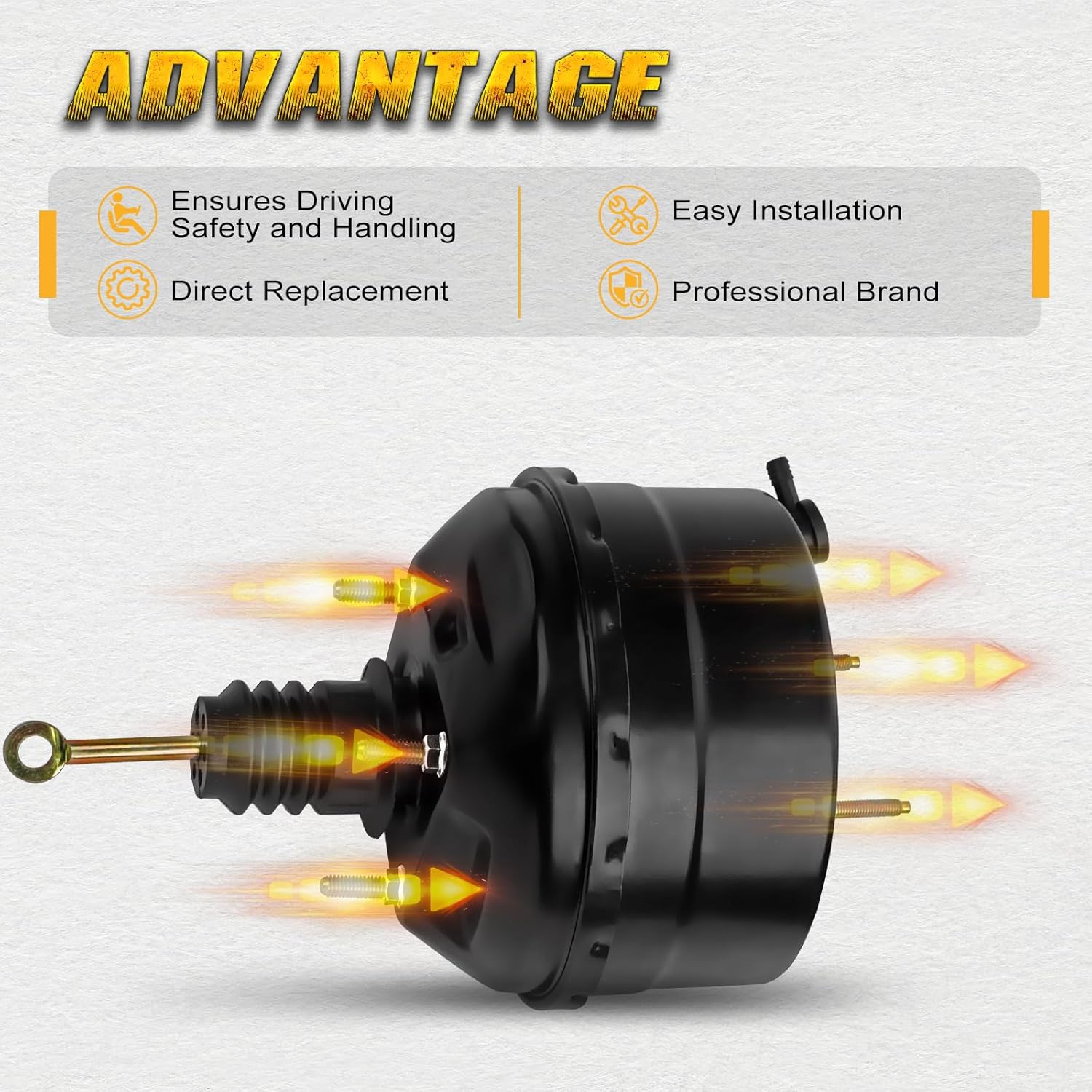Vacuum Power Brake Booster Fit For Jeep Cherokee 1997-2001# 4856672; 4856672AB; 4856672AC; 5C-473154