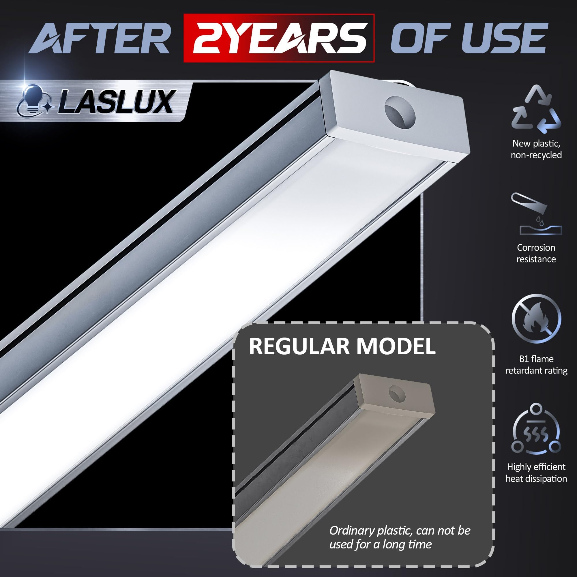 Szeroki profil LED, kanał aluminiowy, 10 x 2 m, 20 m, aluminium, profesjonalny do taśm LED/taśm LED z mleczną bielą, materiał montażowy do taśm LED, dł. 2000 x 17,4 x 7 mm