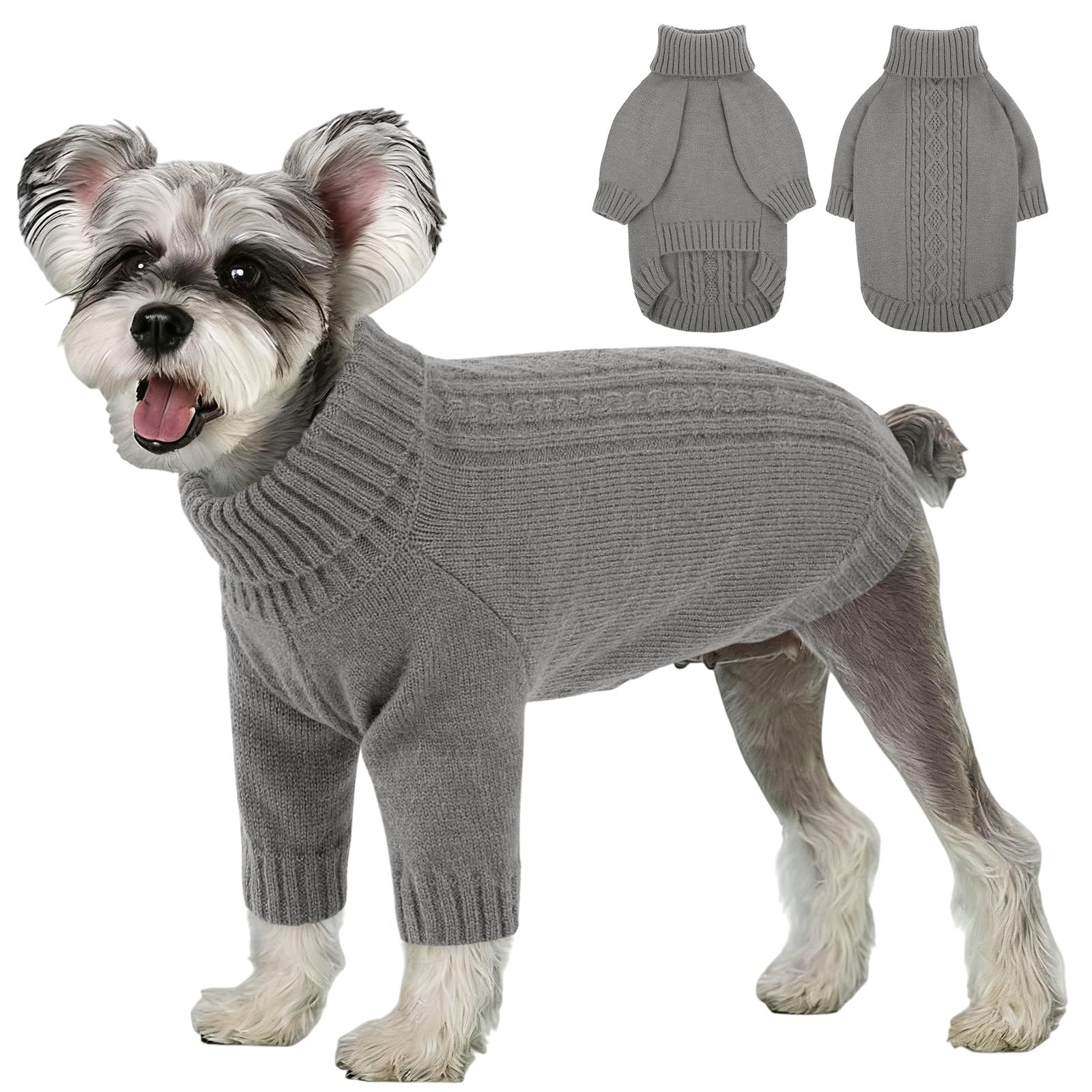 Pull hiver pour chien élastique KONVINIT pour les promenades par temps froid