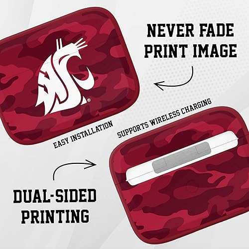 Miniatura 3 de AFFINITY BANDS Washington State Cougars Camo HDX - Funda compatible con Apple AirPods Pro