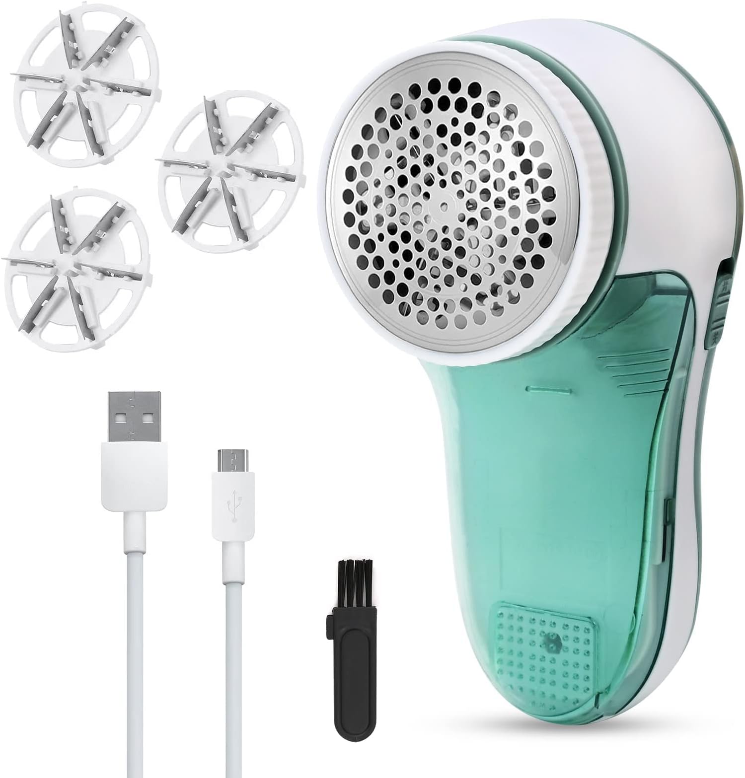 BEAUTURAL Portable Fabric Shaver and Lint Remover with 2-Speeds ...