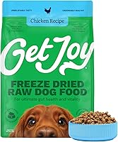 Vista 17 de Get Joy Bocadillos liofilizados de carne de res cruda, alta en proteínas sin cereales, mezclador y complemento de comida seca para perros