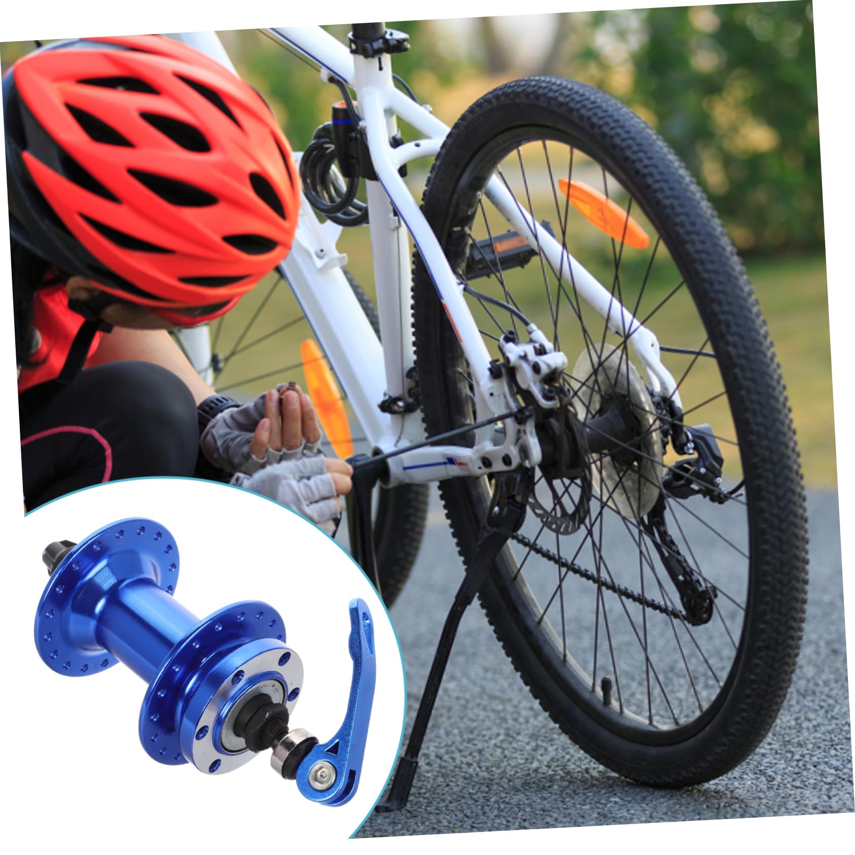 Gatuida Adattatori per ASSE Passante per Mozzo Bici in Lega, Compatibili Mountain Bike, Stabili e Durevoli