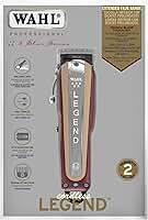 Máquina P/Corte Cabelo Legend Profissional Com Motor Potente, Lâminas De Precisão, Ideal Para Fade, Degradê E Cortes Masculinos Com Alta Performance E Durabilidade Superior - Wahl