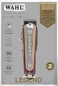 Máquina P/Corte Cabelo Legend Profissional Com Motor Potente, Lâminas De Precisão, Ideal Para Fade, Degradê E Cortes Masculinos Com Alta Performance E Durabilidade Superior - Wahl
