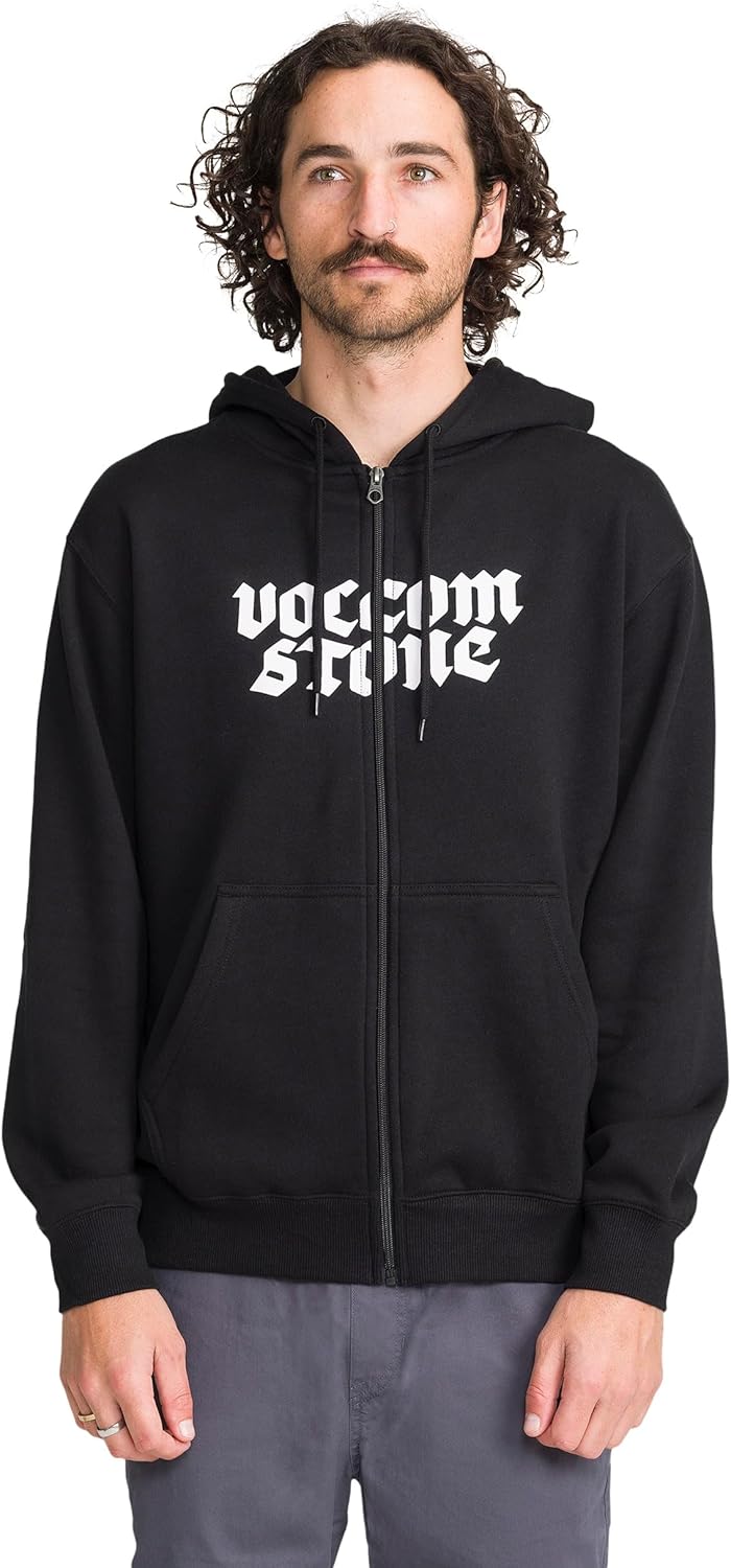 Volcom Men's Zipped Fleece, Classic Fit Hoodie