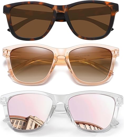 DANAMY Women’s Polarized Mirrored Sunglasses Review — Trendy UV400 Designer Shades