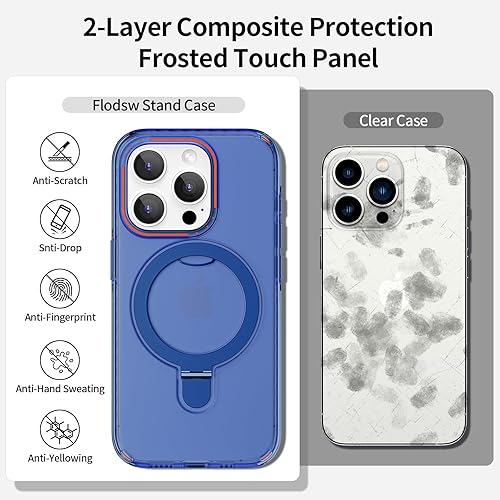 Miniatura 7 de Funda a prueba de golpes para iPhone 15 Pro, compatible con MagSafe, funda magnética más fuerte para iPhone 15 Pro con soporte, funda de teléfono de