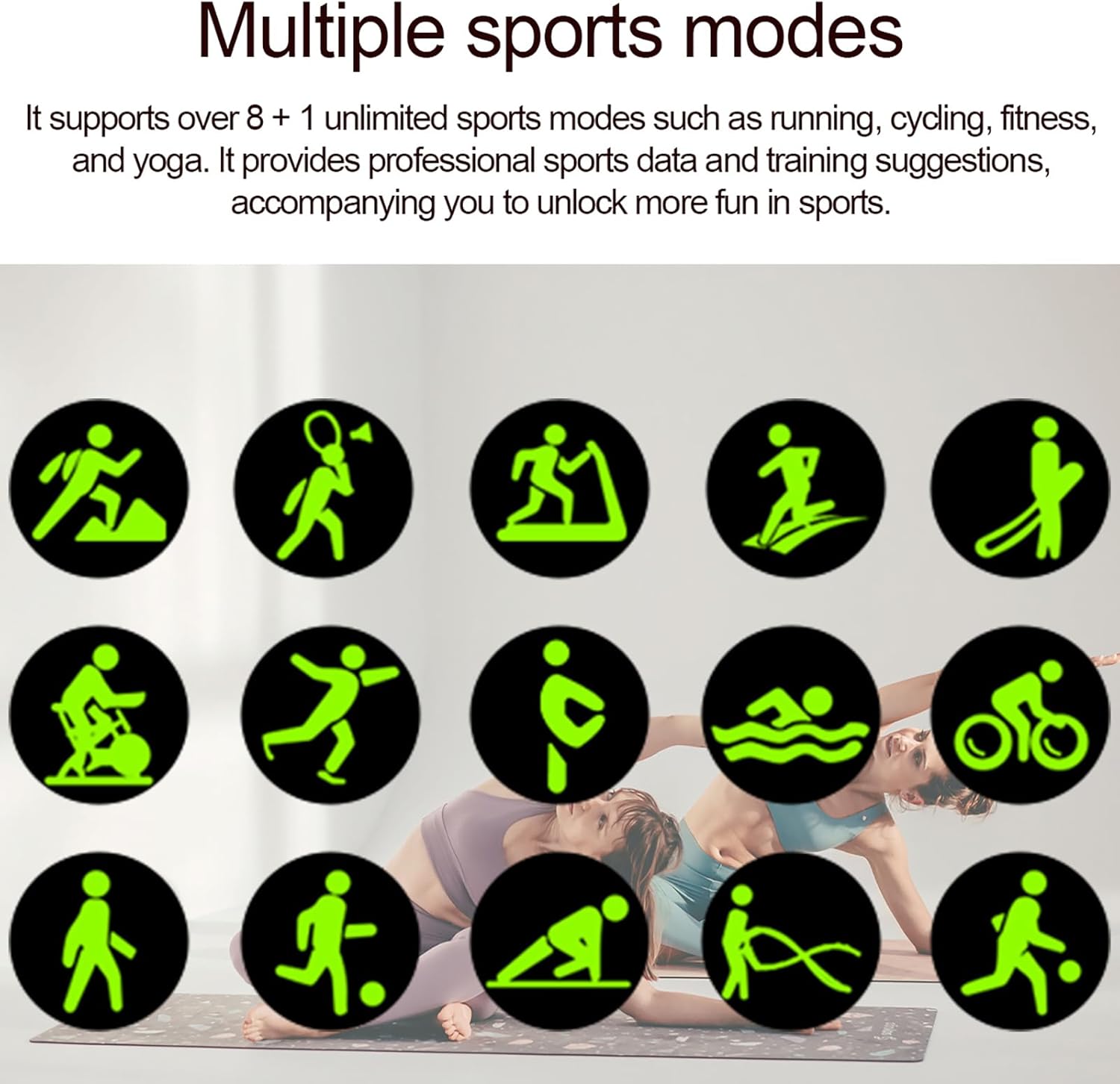 Loluka Smart Watch EX200 multiple sports modes