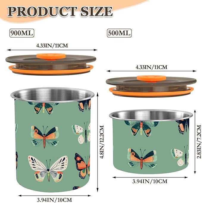 Contenedor de Acero Inoxidable para Alimentos 900 ml miniatura 3