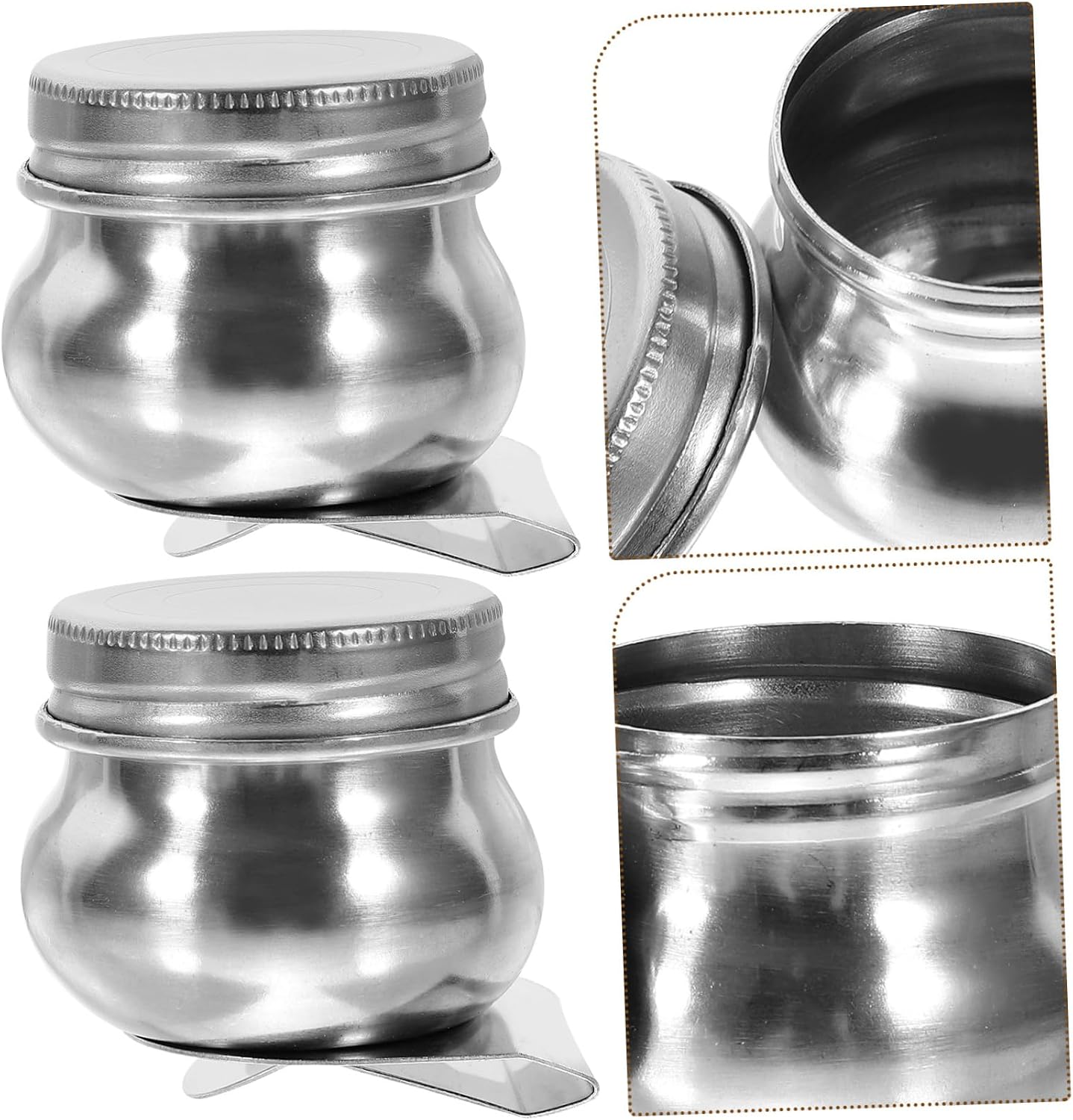 Homoyoyo Portable Palette Cup Oil Painting Palette Dipper Cup Brush Cleaning Pot