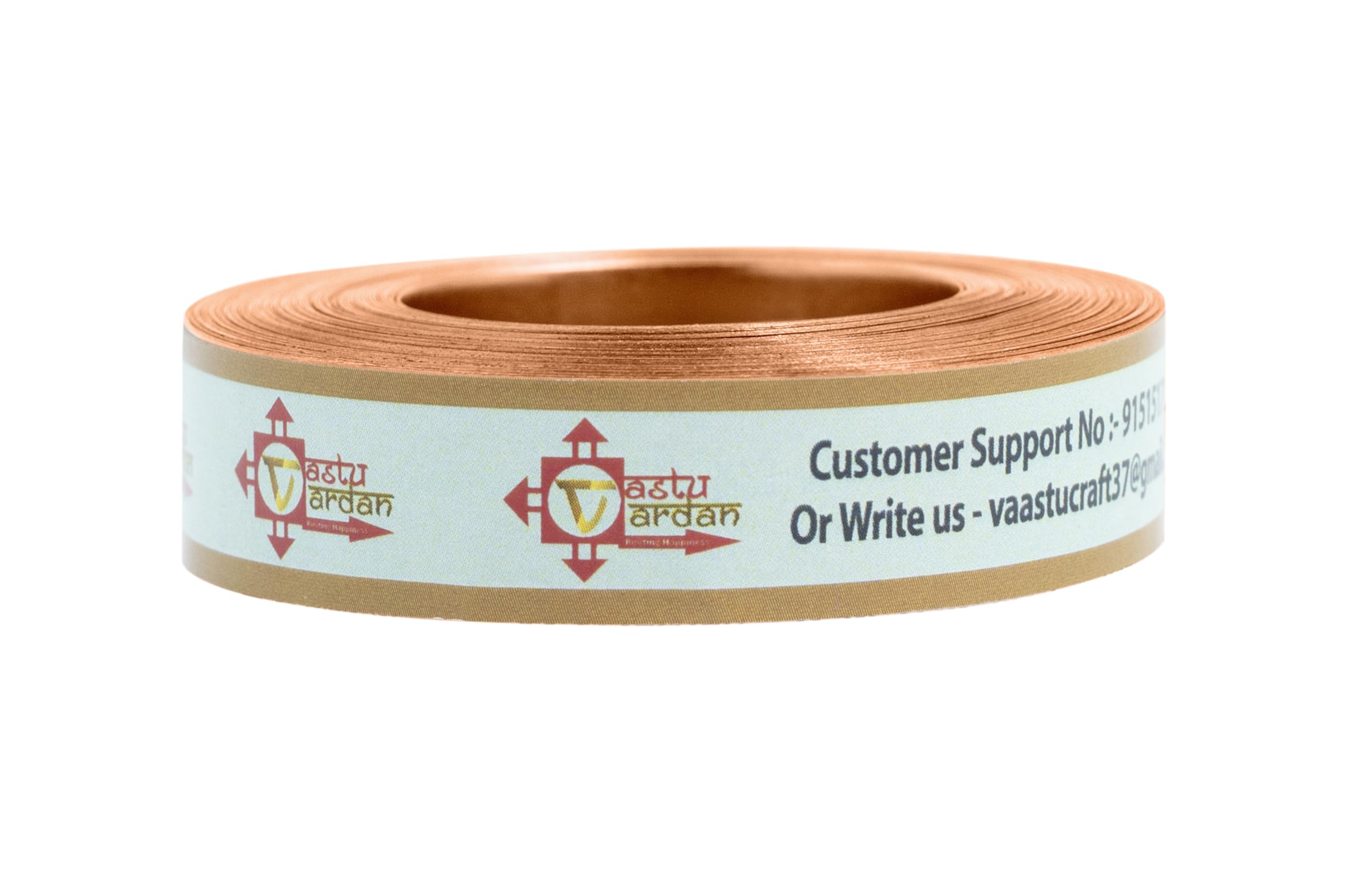 Vastu Vardan Copper Strip | 0.5 INCH | Pack of 1 | Vastu Strip | Vastu Strip Remedy | Width-12mm, Thickness-0.2mm, Length-25 Feet Approx-image-19