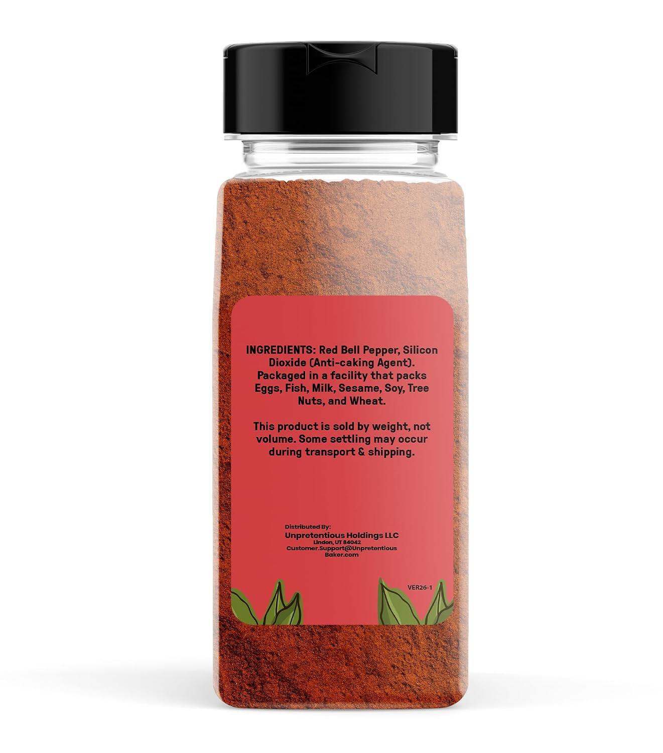 Unpretentious, Red Bell Pepper Powder, 11.4 Oz image 2