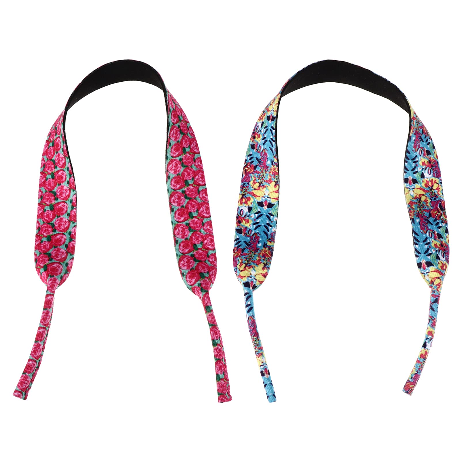 VOSAREA 2pcs Neoprene Eyeglass Straps Floating Sunglasses Straps Neoprene Eyewear Holder Soft Eyeglass Strap for Sports Outdoors Water Activities