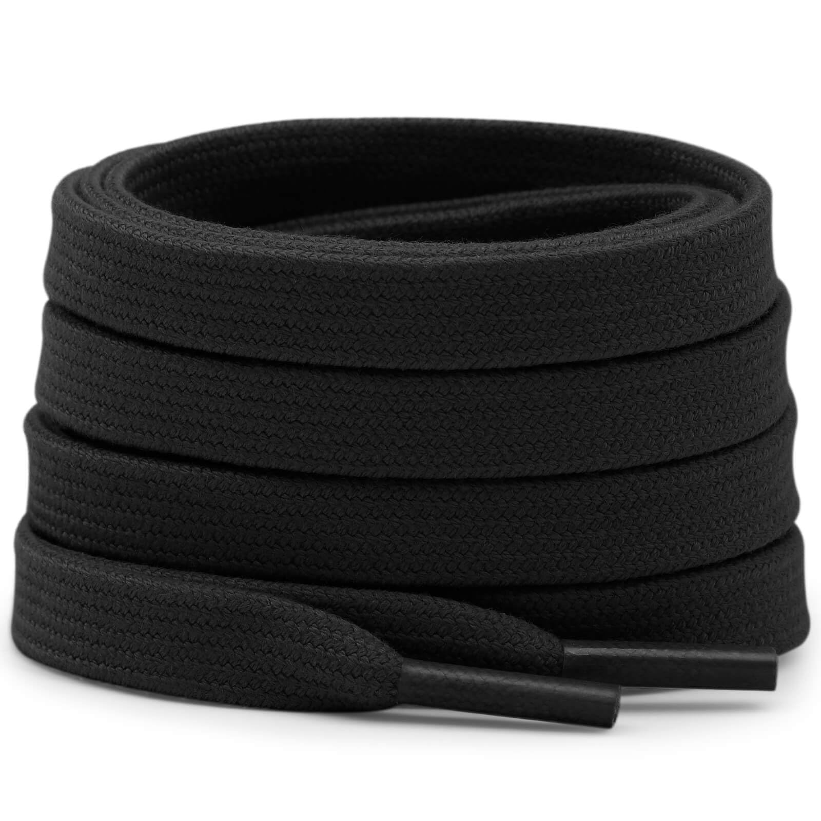 DELELE 2 Pair Flat Shoe laces 5/16" Wide Shoelaces for Athletic Running Sneakers Shoes Boot Strings