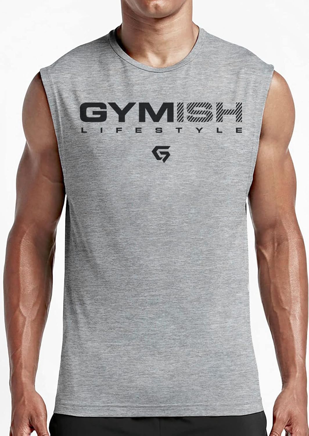 Gymish Lifestyle Gym Workout Shirts for Men Motivational Weight Lifting T-Shirt
