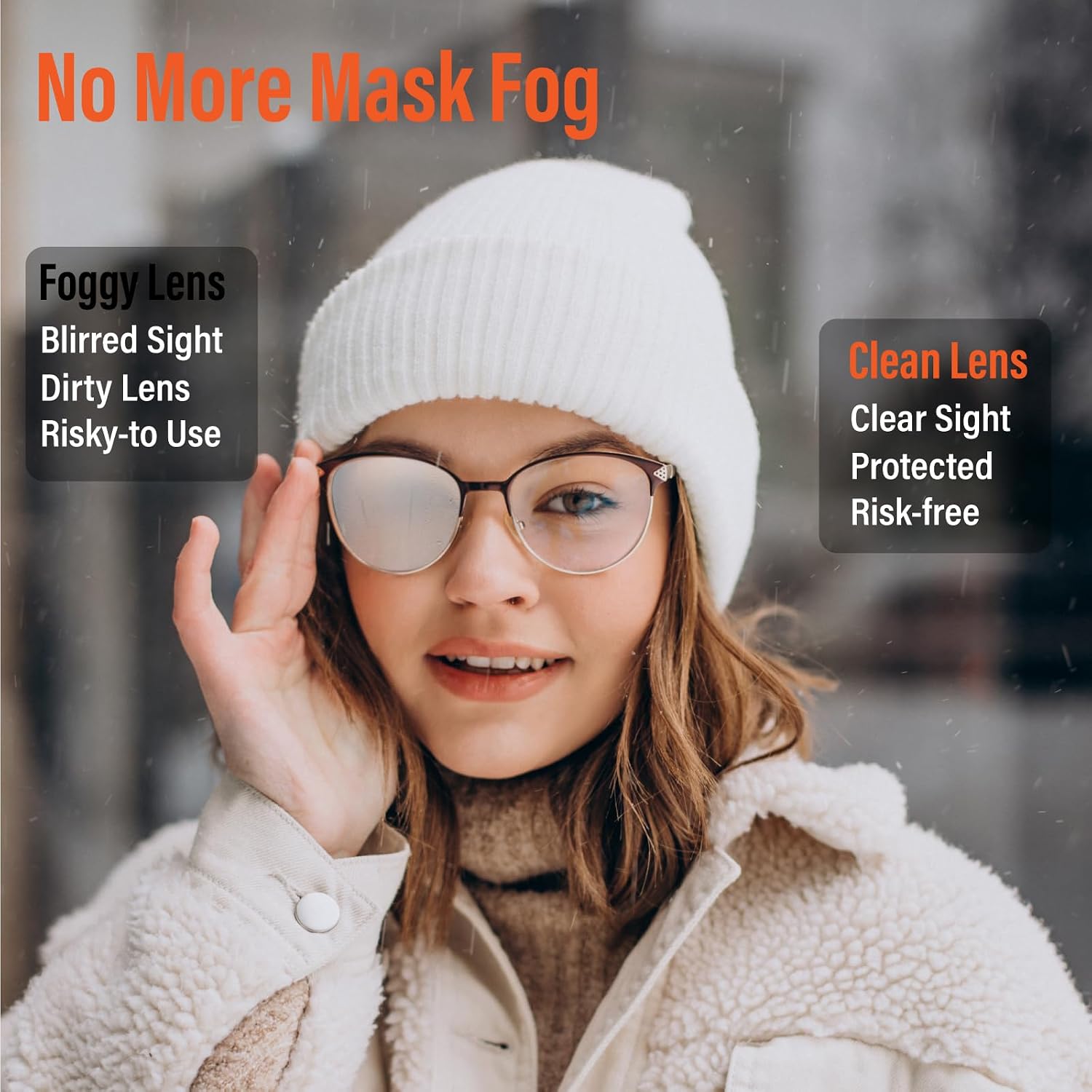 20x20cm Extra Large Anti-Fog Microfiber Lens Cloth - Scratch-Free Cleaning for Eyeglasses, Sunglasses, Phone Screens & Camera Lenses