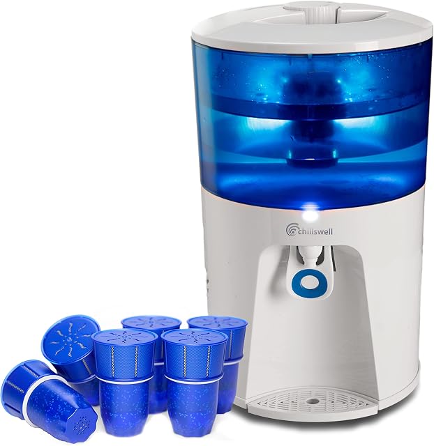 Water Cooler 8.5 Litre Dispenser plus 6 Filters (1 Years Supply) No Plumbing Required