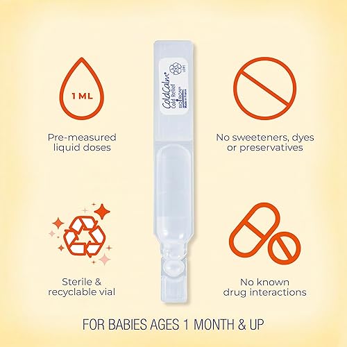 Miniatura 3 de Boiron ColdCalm Baby - Gotas de un solo uso para aliviar los síntomas del resfriado de estornudos secreción nasal y congestión nasal dosis líquidas