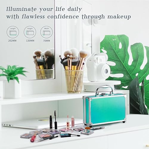 Miniatura 5 de Color Nymph Kits de maquillaje para principiantes para adolescentes con estuche de tren incluido, kit completo de maquillaje de paleta de sombras de