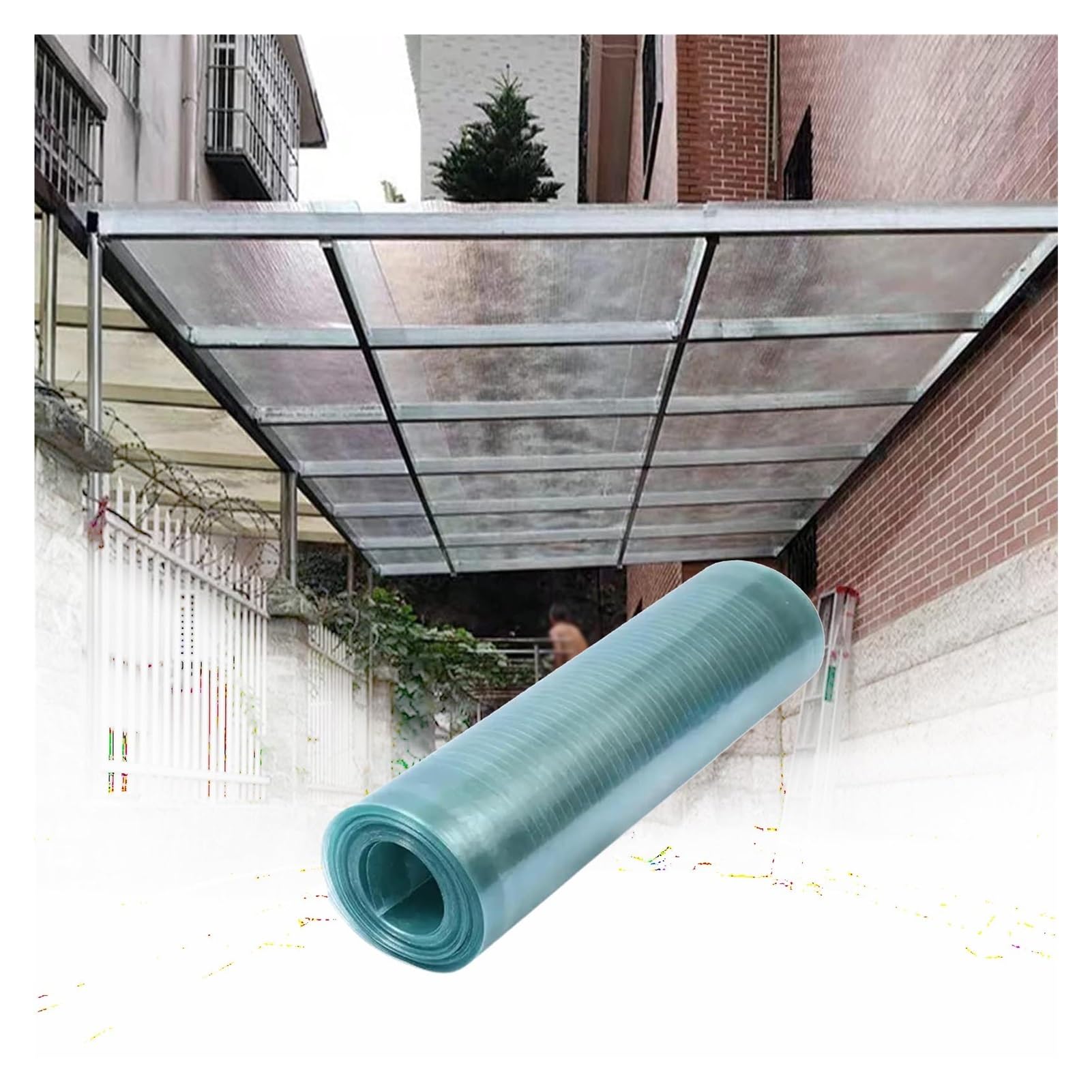 Láminas para cubiertas de invernaderos de 0,8 mm con protección UV para marquesinas 1
