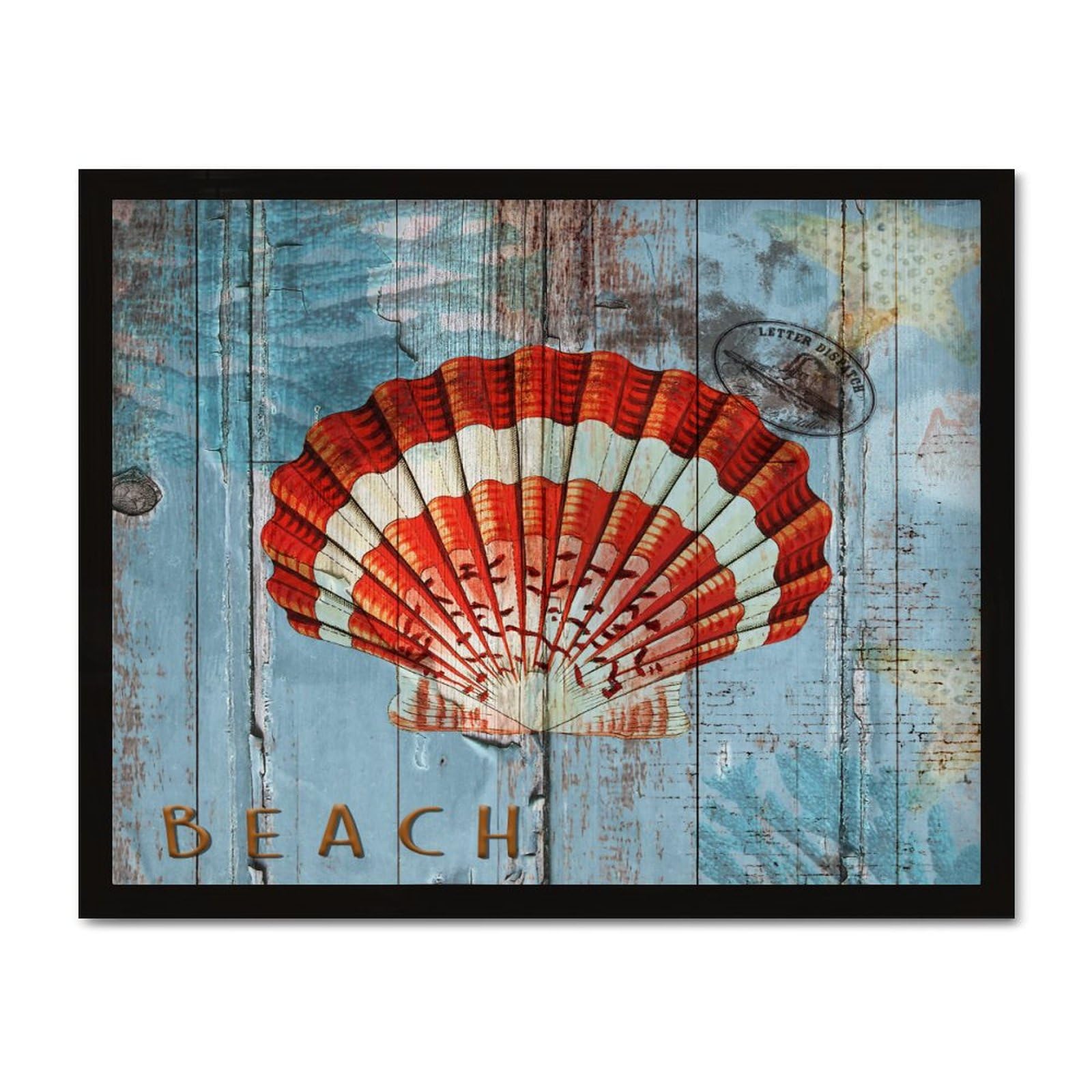 Cadre déco marine pour salon et chambre : évadez-vous avec notre panneau bois tropical