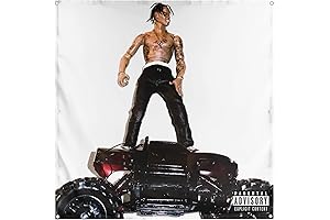 Travis Scott Rodeo Iconic Rap Rapper Album Cover Art Tapestry Flag Banner