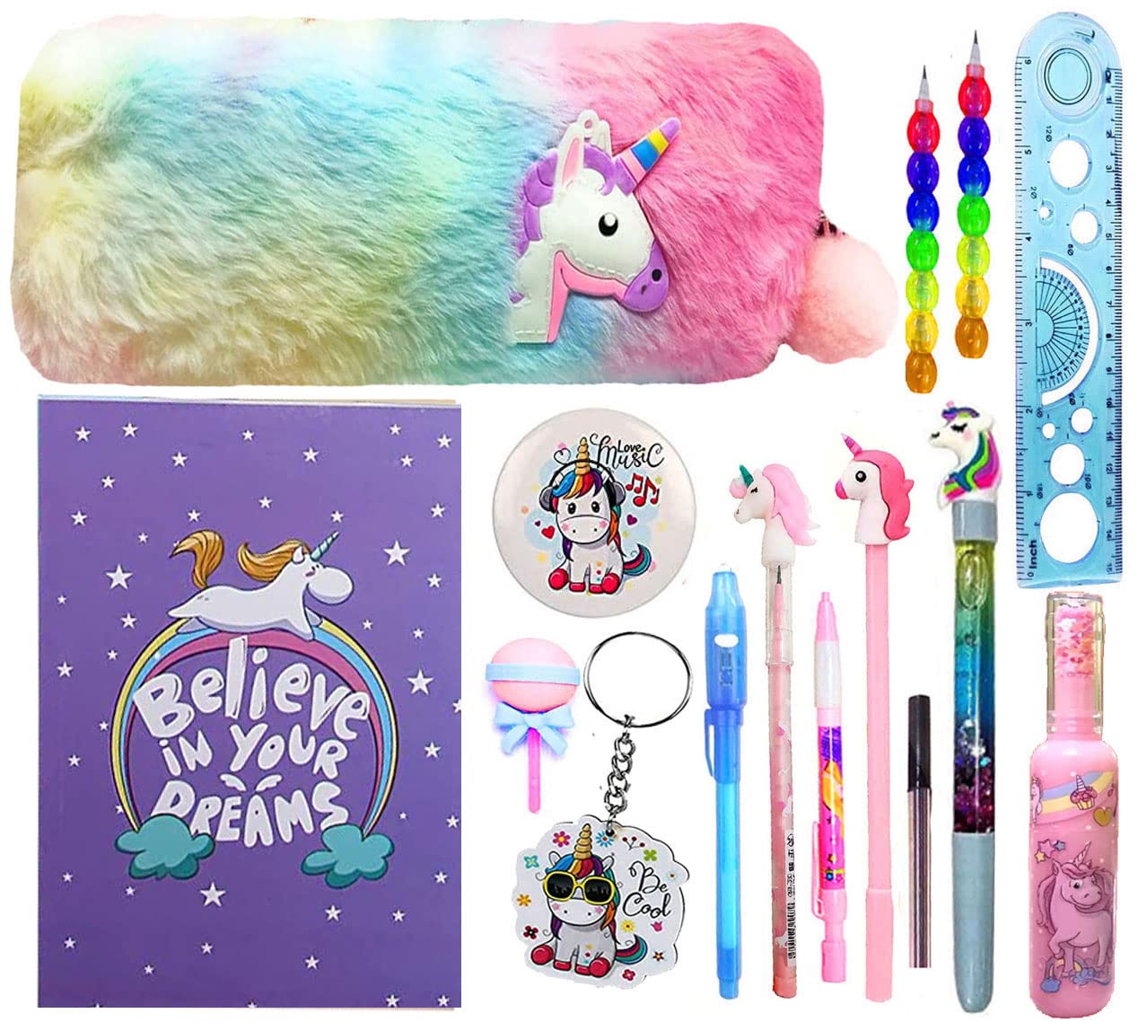 Buy KOBBET® Unicorn Stationery Set for Girls Unicorn Return Gifts for