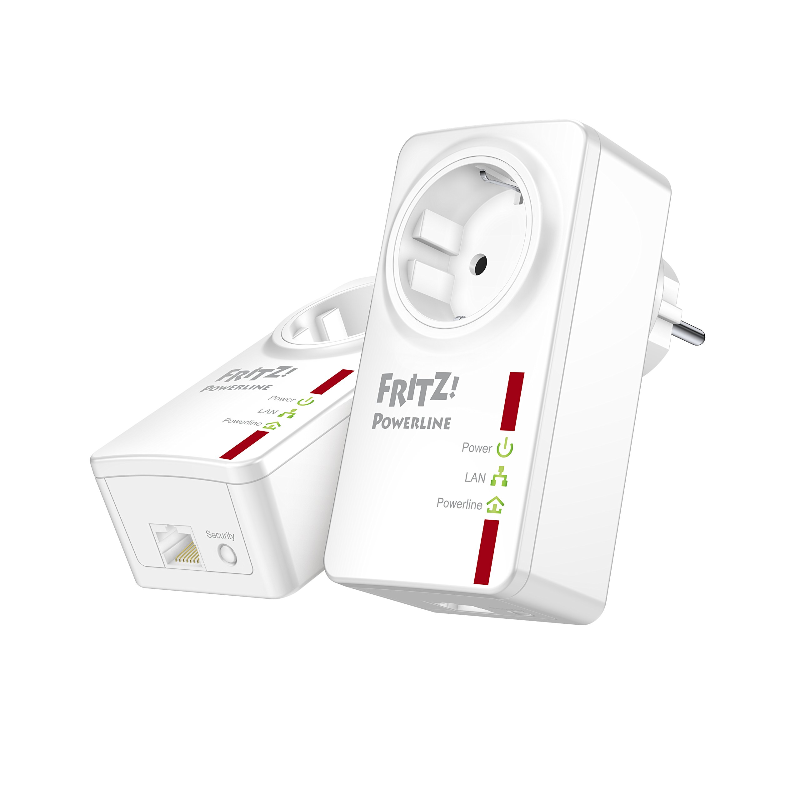 AVM Fritz Powerline 530E Kit 500 Mbit/s Fast Ethernet LAN Prise de Courant Version Internationale 500 Mbit/s