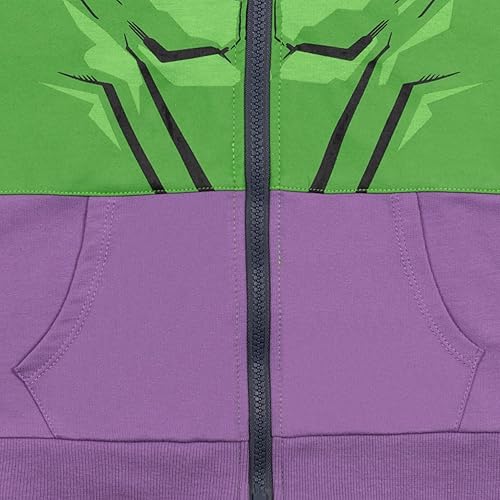 Miniatura 7 de Marvel Avengers - Sudadera con capucha y cremallera para niños pequeños a niños grandes (2T - 18-20)