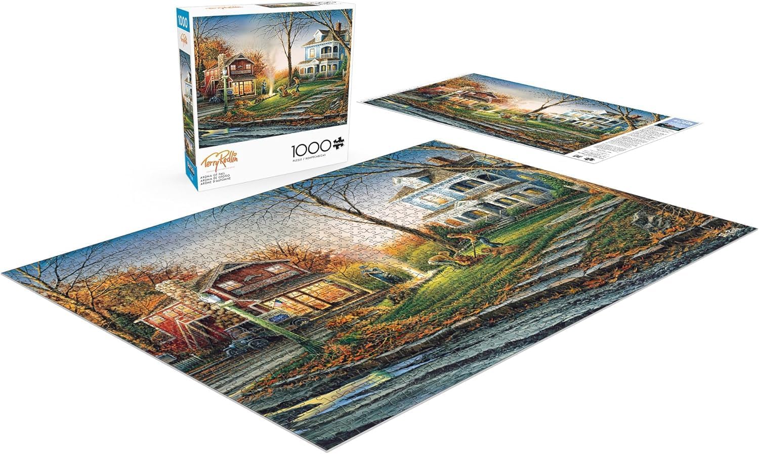 Buffalo Games – Terry Redlin - Aroma of Fall - 1000 Piece Jigsaw Puzzle - Festive Puzzle for Adults – Precision-Cut Pieces, Autumn Artwork and Hours of Relaxing Fun