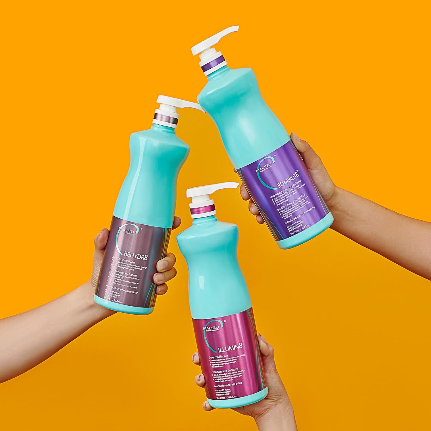 Malibu C ILLUMIN8 Shine Conditioner - Concentrate for Hair Shine & Manageability - Lightweight, Non-Greasy Hair Conditioner for All Hair Types - Image 6