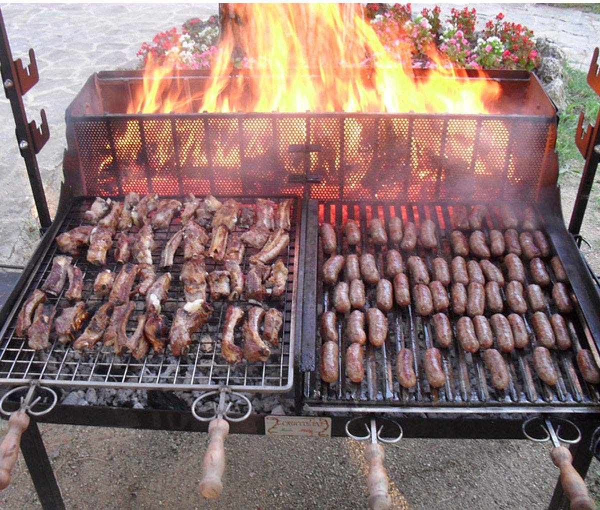 BA43 Tuscany Gris y Registros Barbacoa