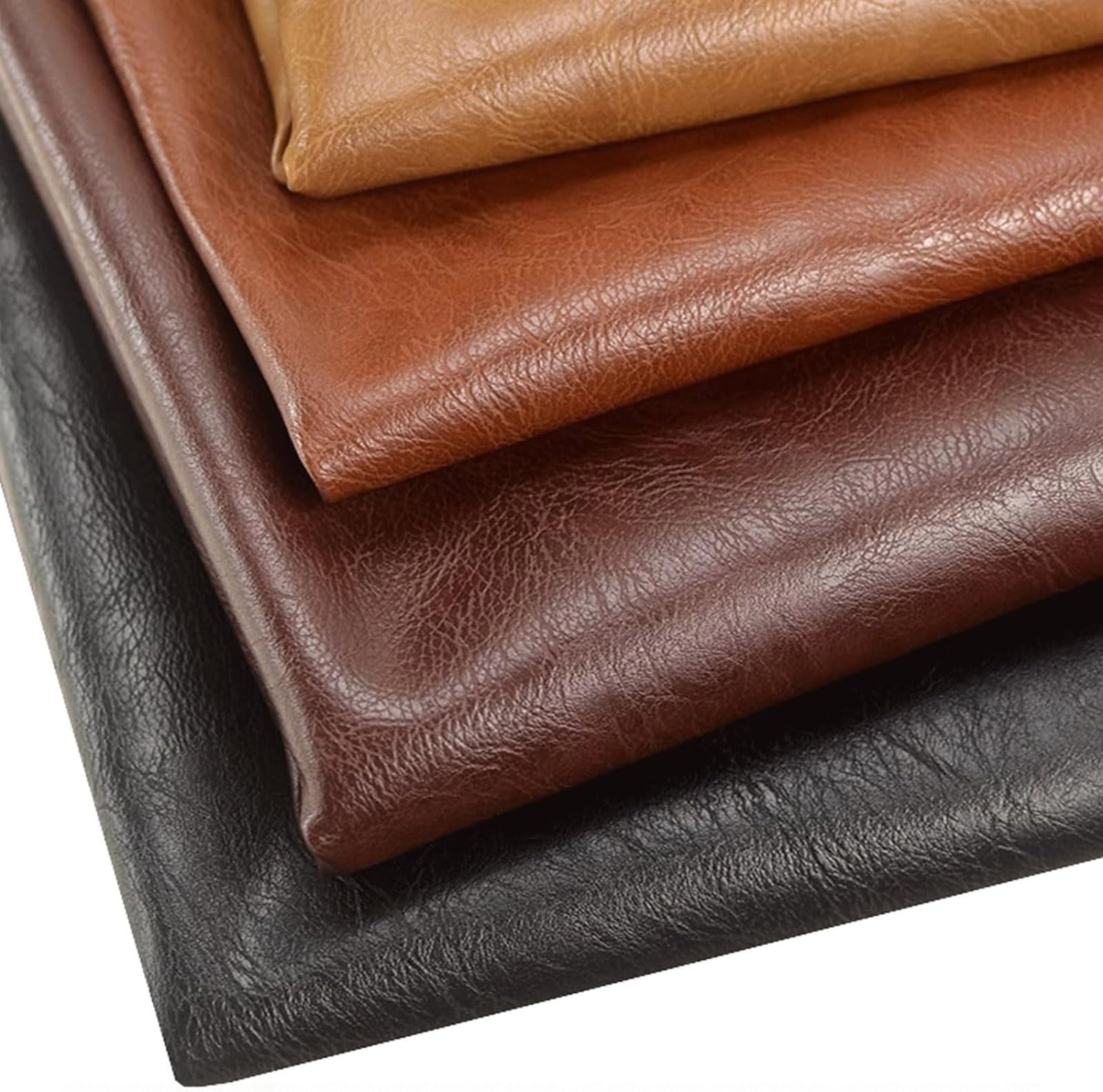 NIANTONG Tissu D'ameublement En Similicuir Texture Vintage Au Mètre 138x100cm Similicuir Vinyle Tissu 1mm Pour Meubles Chaise Canapé, Voiture, Artisanat(Color:14