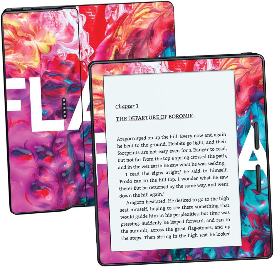 MightySkins Skin Compatible with Amazon Kindle Oasis 6" (8th Gen) - Flava | Protective, Durable, and Unique Vinyl Decal wrap Cover | Easy to Apply, Remove, and Change Styles | Made in The USA