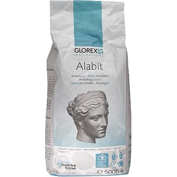 Glorex 6 2608 430   Alabit Casting 5000 g Silk Clay white