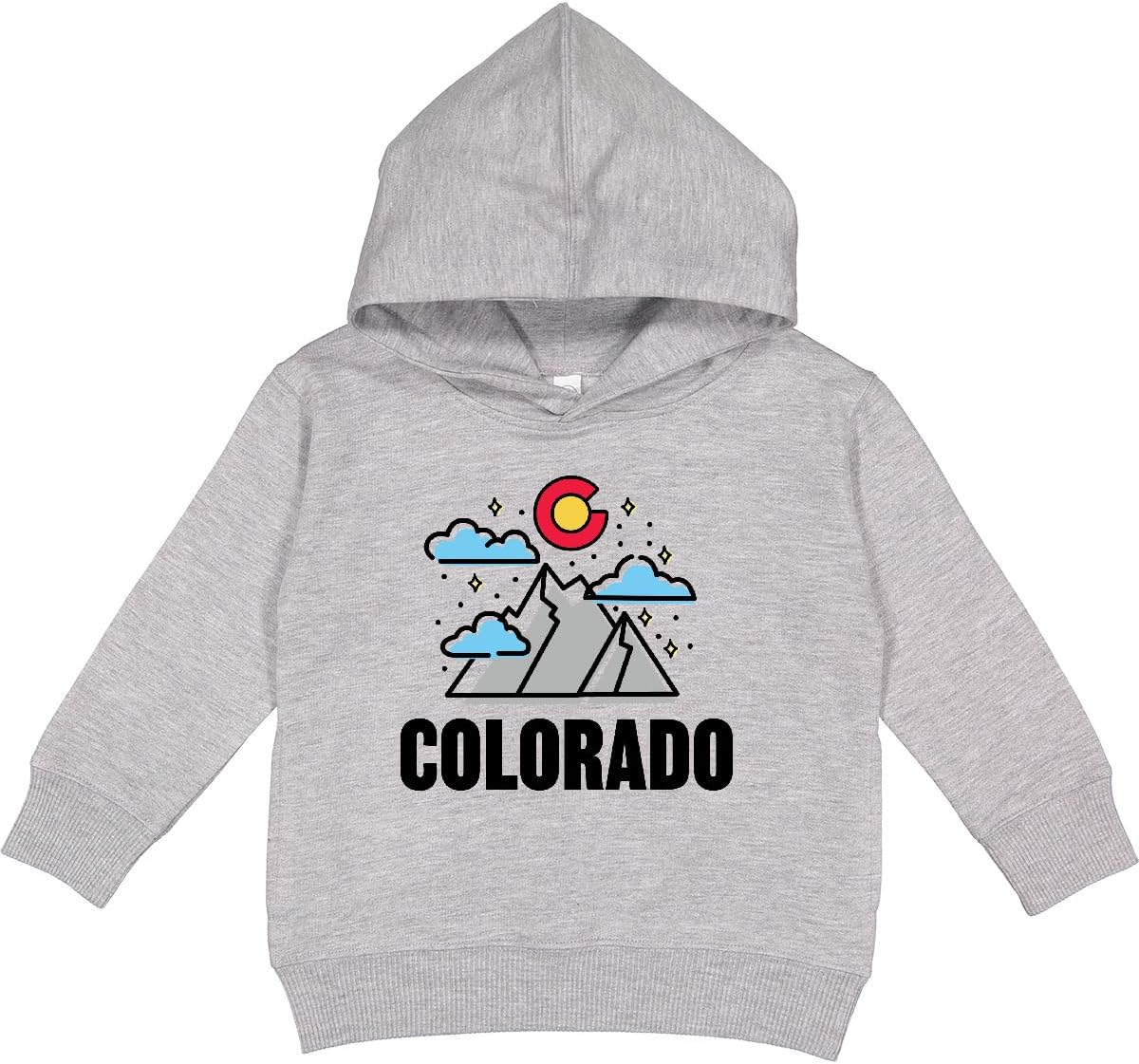 inktastic Colorado Mountains and Clouds Toddler Hoodie